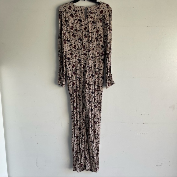 New! Free People some like it hot tan floral print romper jumpsuit 22659 - Picture 4 of 16